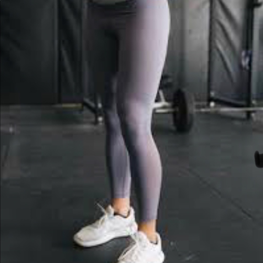 ZYIA Plum Slate flame light n tight hi-rise 7/8 size L (worn 1x) - Picture 4 of 9